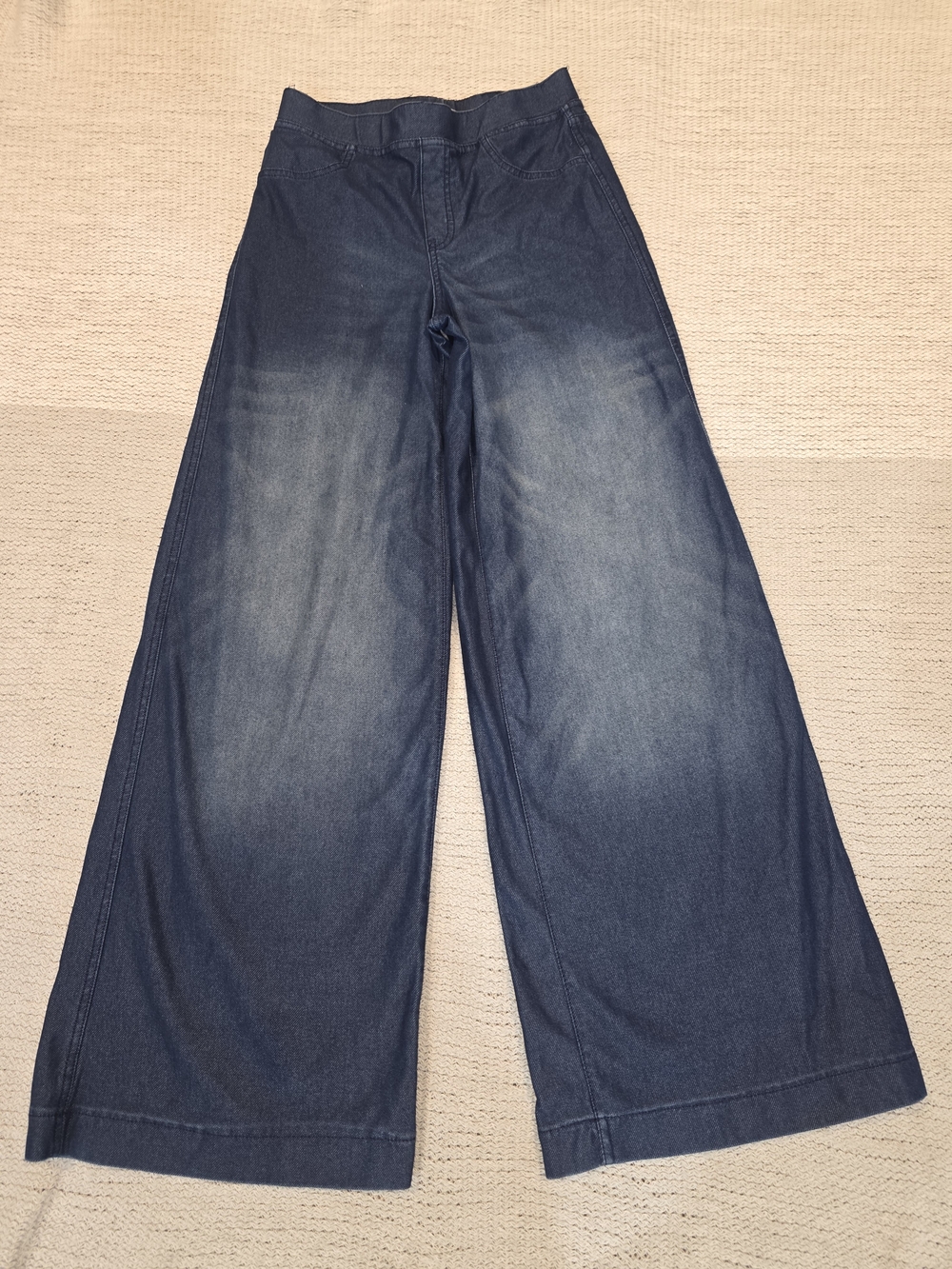 Girls H&M Navy Blue Denim Jeans-Size 14